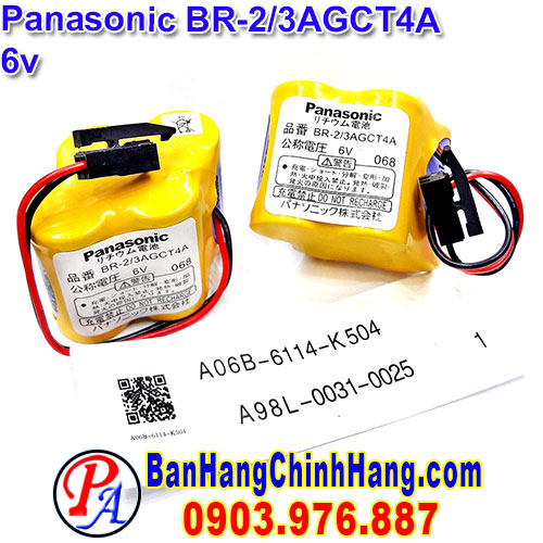 Pin Lithium PLC-CNC FANUC BR-2/3AGCT4A 6V